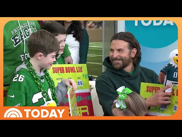 TODAY surprises Eagles fan Declan LeBaron with Super Bowl tickets