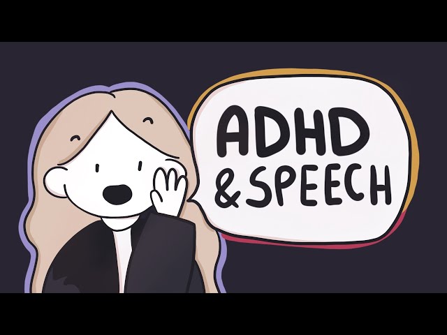 ADHD & Speech = chaotic thoughts, fast talking and oversharing 😅