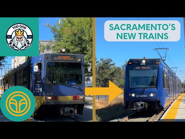 What Do Sacramento's New Trains Look Like? (SacRT Preview)