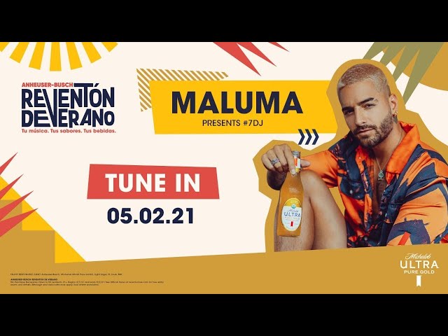 Maluma Performs #7DJ w/ Michelob ULTRA @ Anheuser-Busch Reventón de Verano