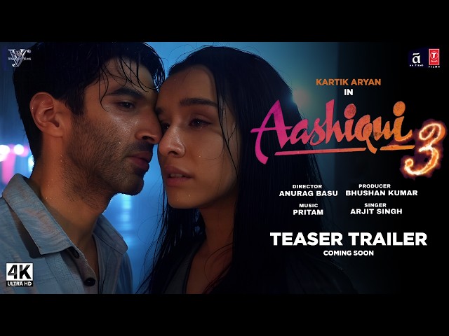 Aashiqui 3 - Trailer (2025) | Aditya Roy Kapur, Shraddha Kapoor | New Movies Trailer 2025 | T-series