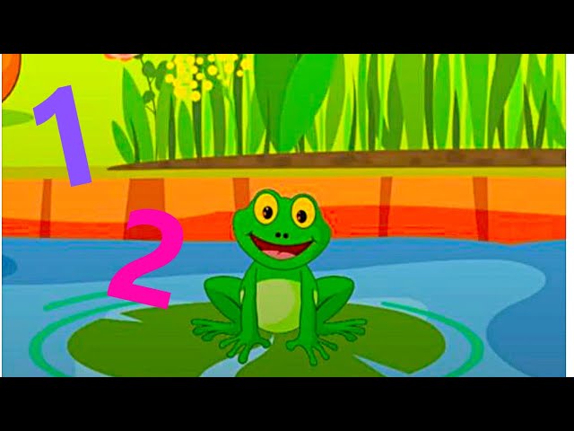 Le printemps de la grenouille  comptine  les nombres de 1 à 6 avec bruitages chanson printemps