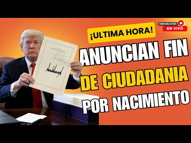 ‼️ULTIMO MOMENTO: ANUNCIAN FIN DE LA CIUDADANIA POR NACIMIENTO!🇺🇸