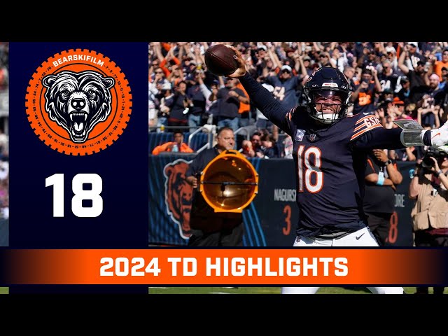 Caleb Williams 2024 ALL TD HIGHLIGHTS || NFL Chicago Bears