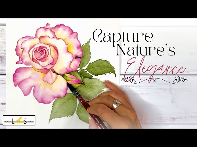 Paint Like a Pro: Level Up Your Rose Watercolor Painting Skills! How to Paint a Rose