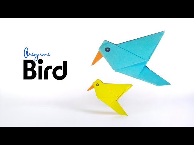 How to Make an Origami Bird – Easy Step-by-Step Tutorial! 🕊