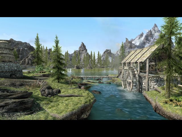 Chill By The Mill | Skyrim Ambience For Sleep and Background