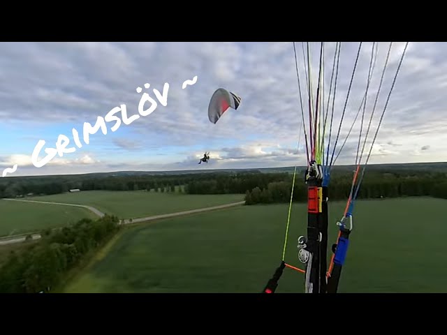 Grimslöv Midsommar 2020 med paramotor 360