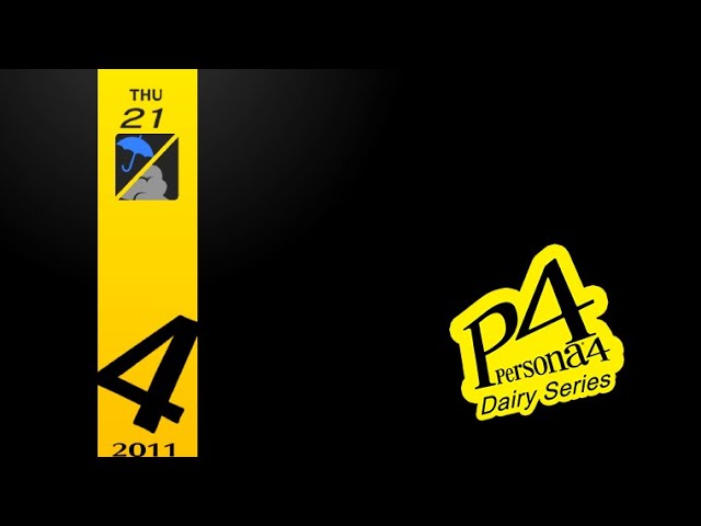 Persona 4 Golden Diary April 21