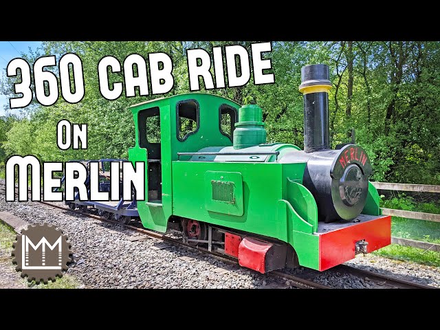 Full line run at the Apedale Railway from the cab of Merlin