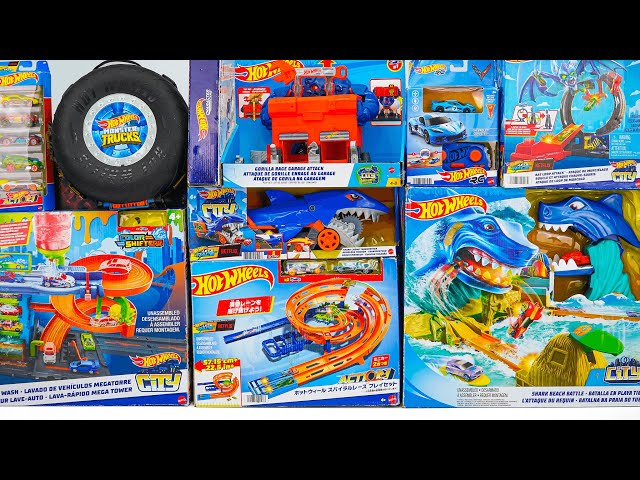 Hot Wheels Collection Unboxing Review ASMR | Hot Wheels City Shark Beach Battle