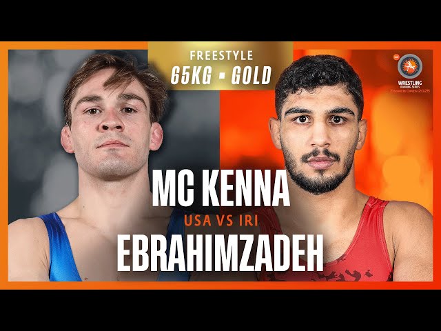 Joseph MC KENNA (USA) vs. Abbas EBRAHIMZADEHI (IRI) | RANKING SERIES 2025 | Gold Medal | FS 65Kg