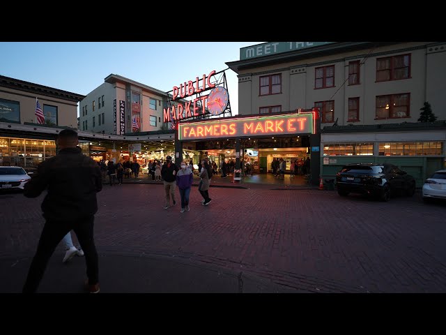 Miner's Landing and Pike Place Market in Seattle