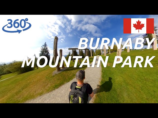 360° Walk at Burnaby Mountain Park in Vancouver, Canada