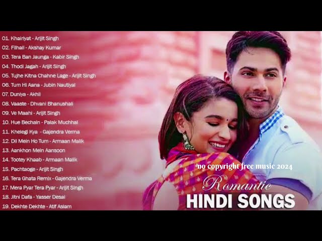 New Hindi Love Mashup 2024 || Copyright Free Hindi Song || New Romantic Song 2024 ||