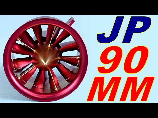 JP HOBBY 90mm 8s ALL METAL EDF REVIEW & DEMO