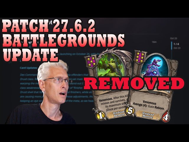 Elementals Destroyed! Patch 27.6.2 Hearthstone Battlegrounds News