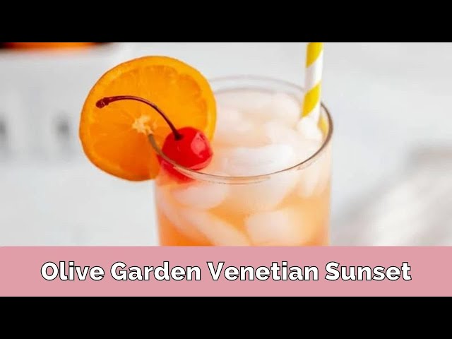 Copycat Olive Garden Venetian Sunset