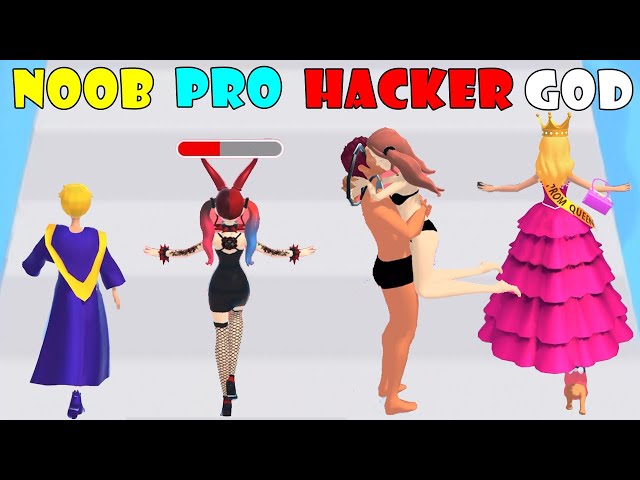 NOOB vs PRO vs HACKER vs GOD - prom night