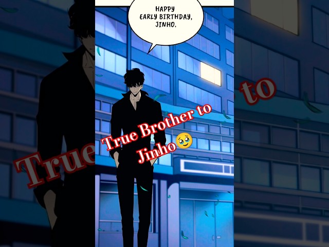 Sung Jinwoo Saves Jinho's Father | Happy birthday Brother moment🥹🥰#shorts#mahwa #anime#sololeveling