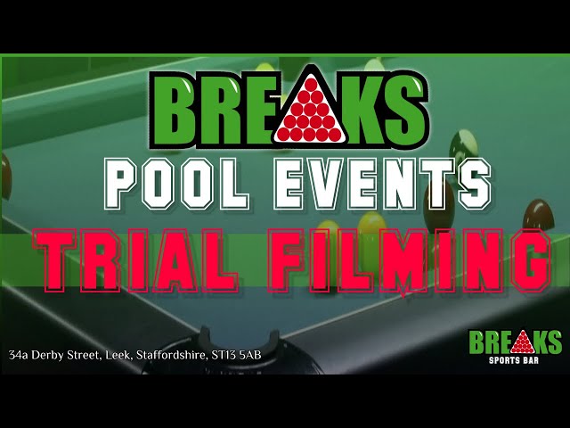 Trial Film Pool Frame at Breaks Leek