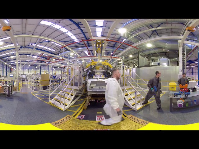 Interactive 360° Virtual Tour  |  Electric Vehicle Manufacturing Plant  |  LEVC