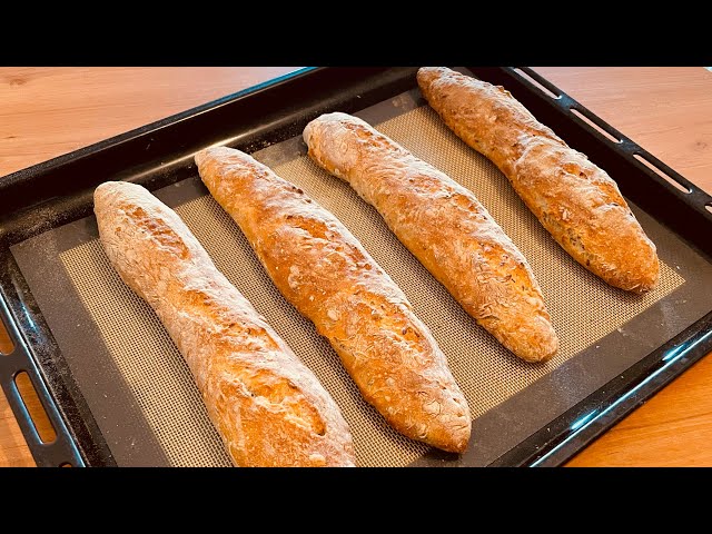 Recette Baguette Maison Aux Céréales - Recette Facile #recette #baguette #pain