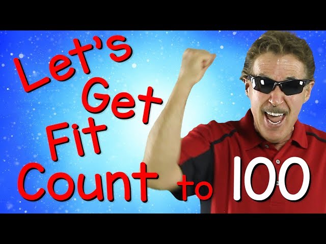 Let's Get Fit | Version 3 | Count to 100 | Exercises for Kids | 100 Days of School | Jack Hartmann