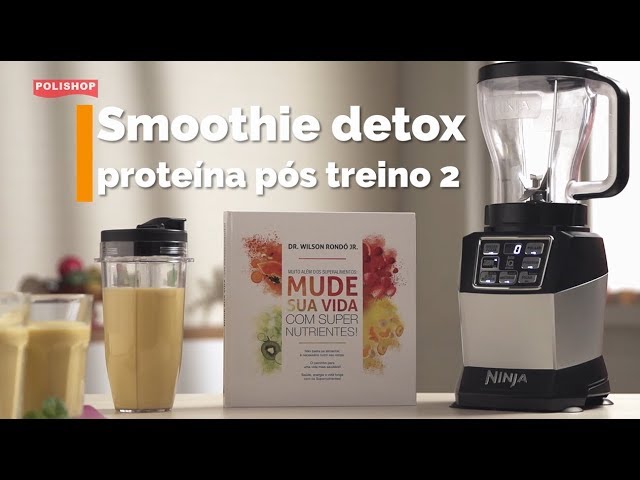 Receita Smoothie Detox Pós Treino | NutriNinja Polishop