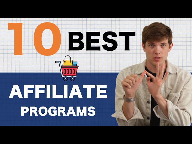 10 BEST Affiliate Marketing Programs You Need To Join in 2024