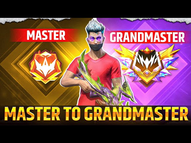 Finally Grandmaster Done ✅Cs Rank Pushing With Random Player ☠️#freefire