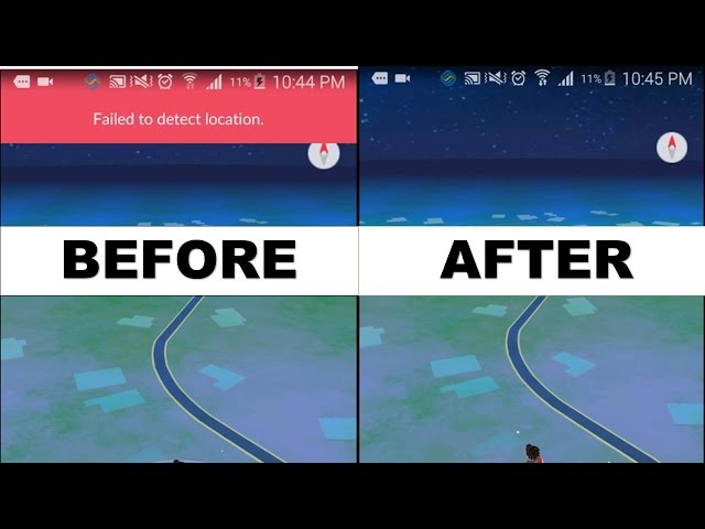 Pokemon Go failed to detect location fix