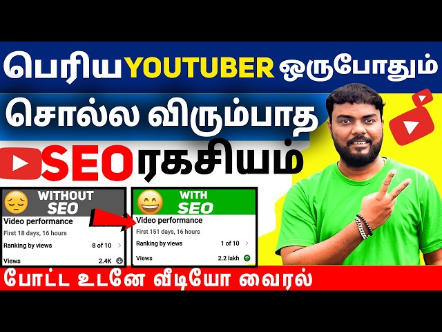 SEO:How to Write Perfect TITLE, DESCRIPTION, TAGS for More Views on YouTube  tamil skills maker tv