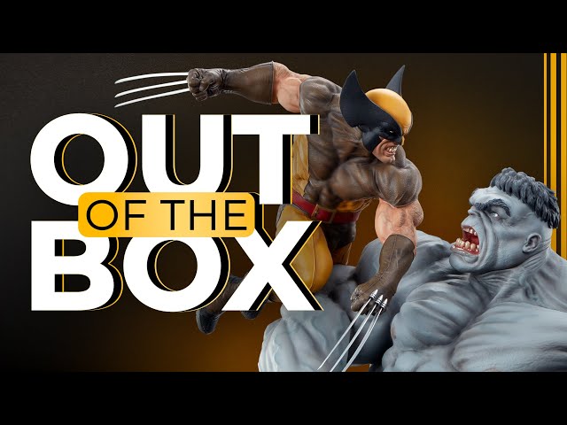 Grey Hulk vs Wolverine Statue Unboxing | Out of the Box