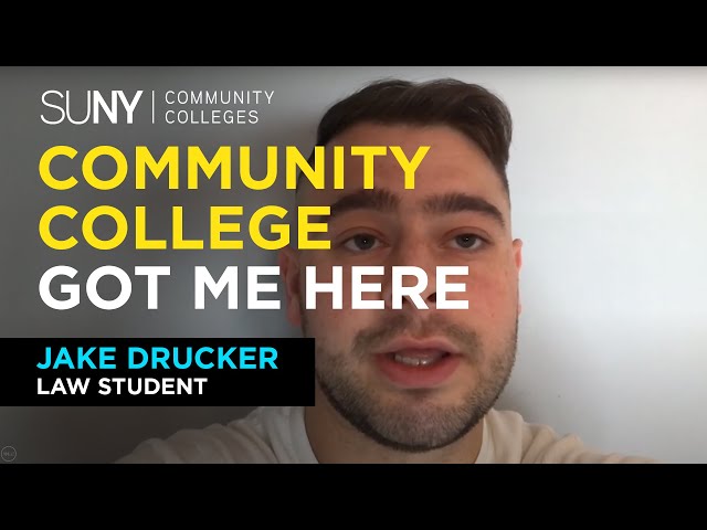 Jake Drucker, Law Student | #CommunityCollegeGotMeHere | Nassau Community College