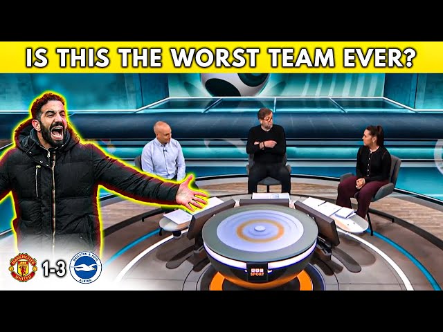 MOTD Man United vs Brighton 1-3 Analysis on Amorim and the worst Manchester United team ever