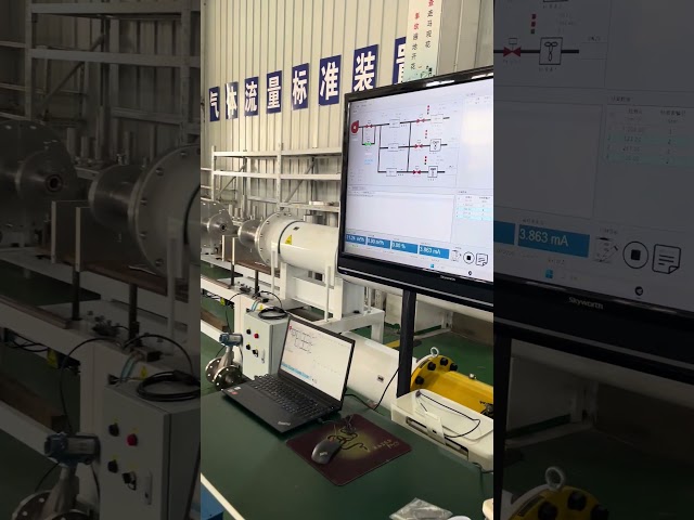 Gas Flow Meter Calibration #flowmeter #automation