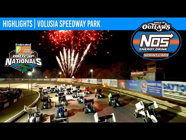 World of Outlaws NOS Energy Drink Sprint Cars | Volusia Speedway Park | Feb. 6, 2025 | HIGHLIGHTS