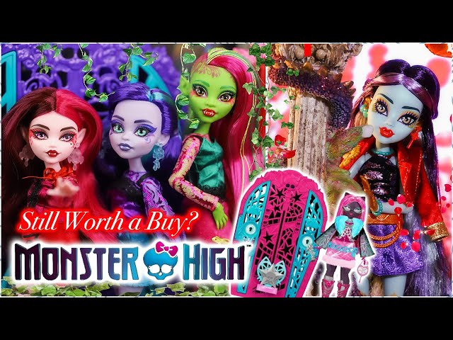 Is Monster High Gen 3 Still Going Strong? Jinafire & Garden Mysteries (ALL 3 Dolls) REVIEW!