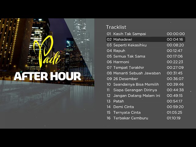 Kompilasi Lagu Terbaik PADI | After Hour