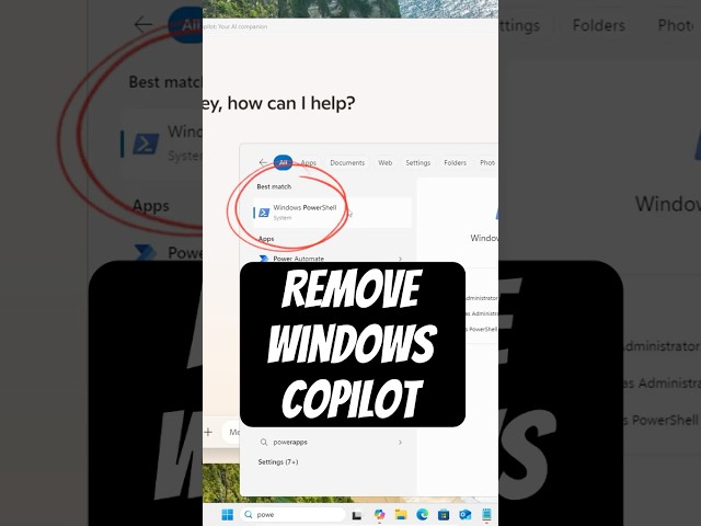 Easily Remove Windows 11 Copilot Using PowerShell Now