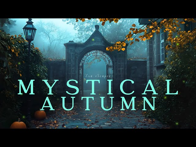 Mystical Autumn | Dark Academia Halloween Piano Ambience | Study, Relax & Focus