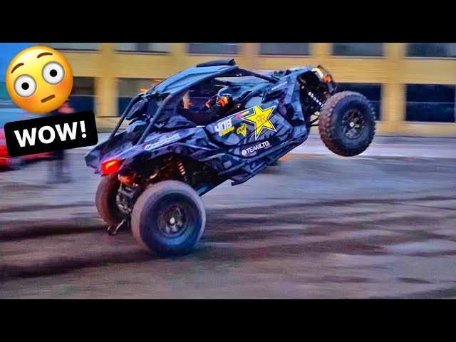 Maverick X3 Quad WHEELIE!