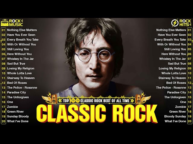 Top 100 Classic Rock Songs Of All Time | ACDC, Pink Floyd, Eagles, Queen, Def Leppard, Bon Jovi