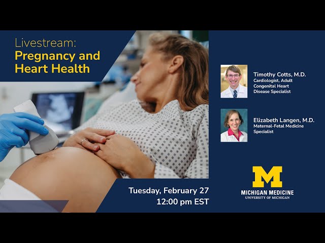 Pregnancy and Heart Health Livestream from U-M Health Experts