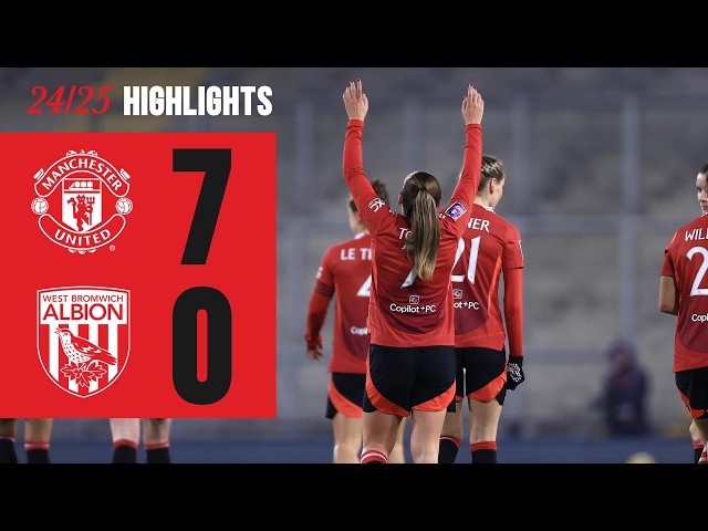 SEVENTH HEAVEN 🤩 | Man Utd 7-0 West Brom