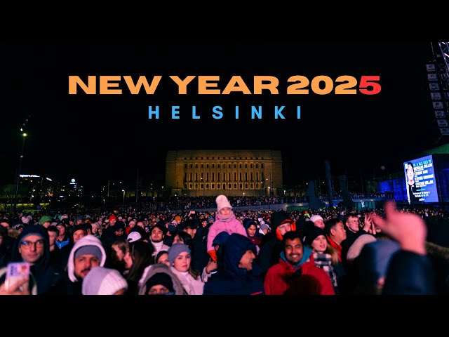 New Year Celebration 2025 in Helsinki, Finland | Nepali Vlog | Fireworks, Gathering, and Fun!