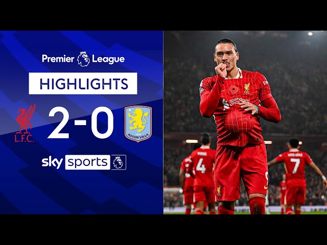 Liverpool go five points clear at the top | Liverpool 2-0 Aston Villa | Premier League Highlights