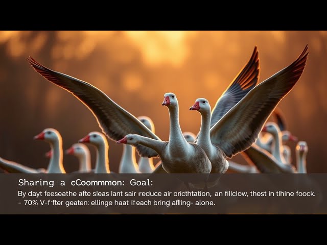 "7 Leadership Lessons from Geese 🦅 | How to Lead Like a Flock | Teamwork & Success Secrets"