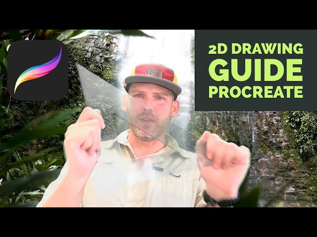 Assisted Drawing with 2d Drawing Guide in the Procreate App